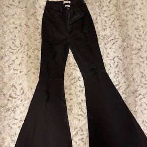 Flared Distressed Bellbottoms